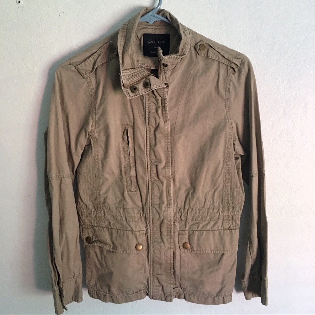 Love Tree Brown Jacket